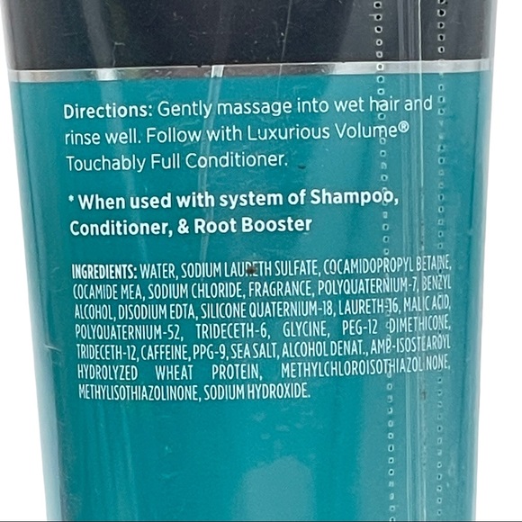 2 Pack John Frieda Luxurious Volume Touchably Full Shampoo 8.45 oz for Fine Hair - Picture 5 of 6